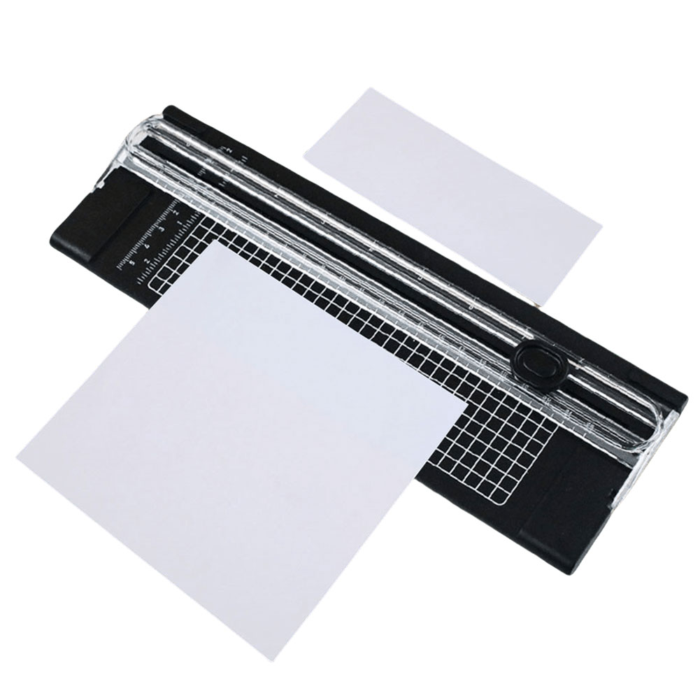 Paper Cutting Guillotine - Coupe-album avec règle extractible A4, coupe-papier