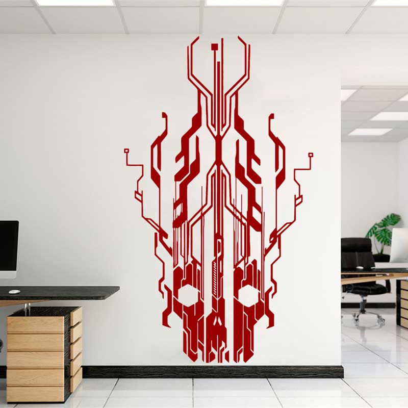 Autocollant mural en vinyle av - Tech Office Wall Decor avis et prix