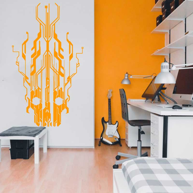 Autocollant mural en vinyle av - Tech Office Wall Decor avis et prix