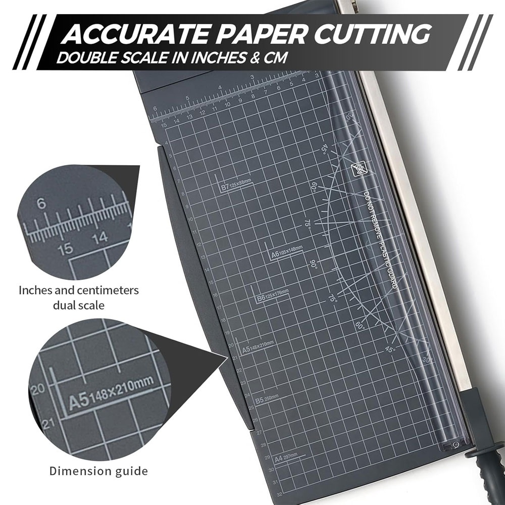 Coupe-papier guillotine de 12  - Paper Cutting Guillotine avis et prix