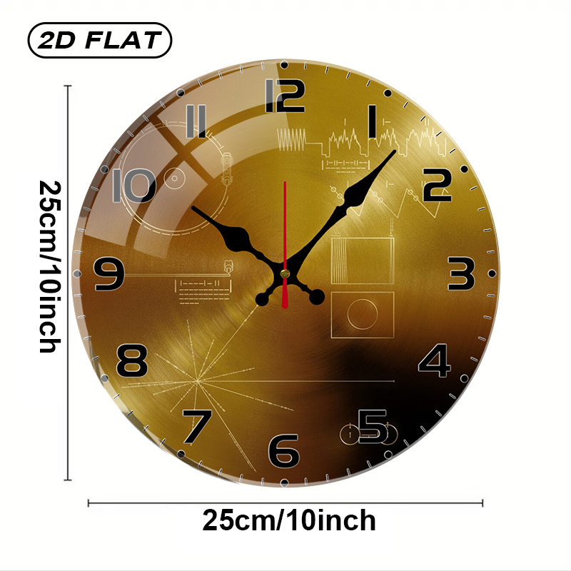 Horloge murale ronde silencieu - Tech Office Wall Decor avis et prix