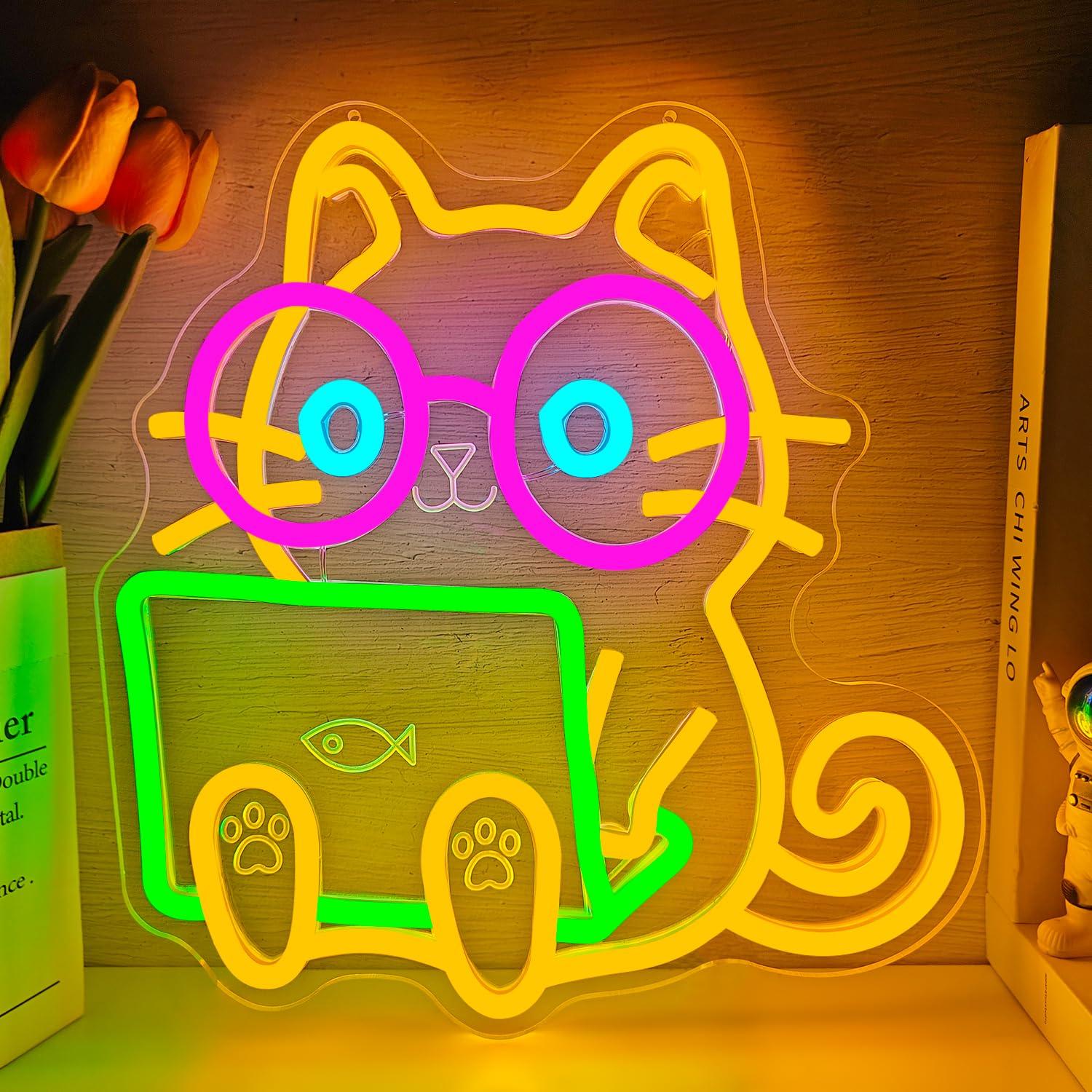 Enseigne néon LED USB à intens - Tech Office Wall Decor avis et prix
