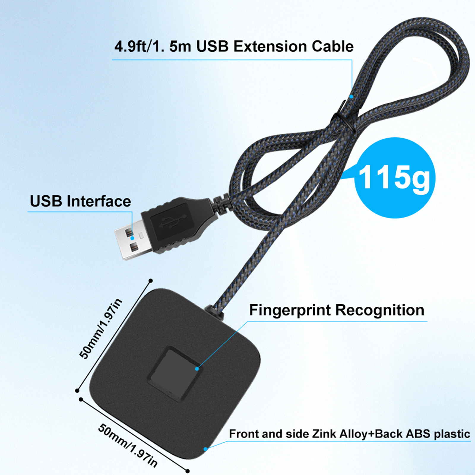 Lecteur de lecteur d'empreinte - Fingerprint Reader Usb avis et prix