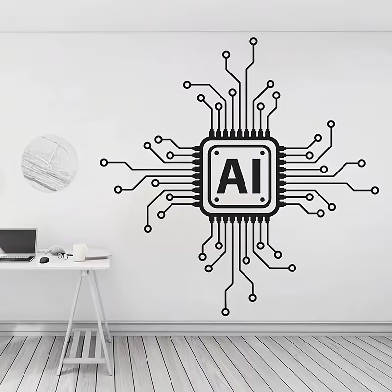 Autocollant mural en vinyle po - Tech Office Wall Decor avis et prix